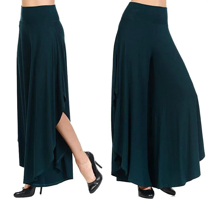 Margo Irregular Big Flared Big Swing Wide Leg Sexy Pants - Vestir en Moda