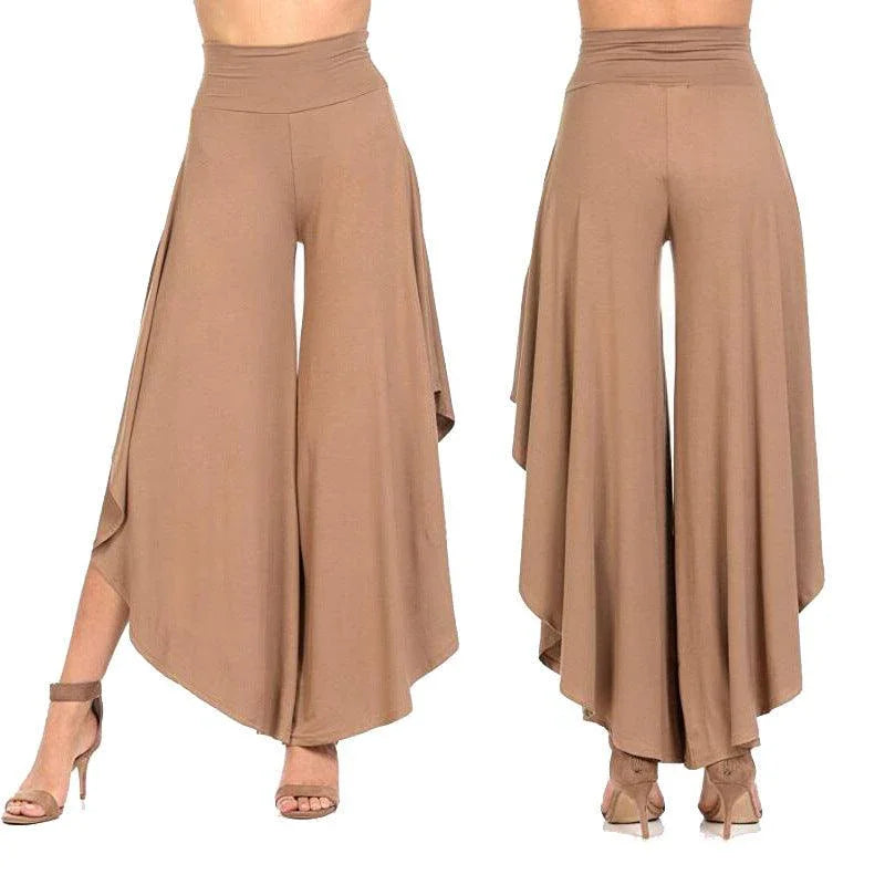 Margo Irregular Big Flared Big Swing Wide Leg Sexy Pants - Vestir en Moda