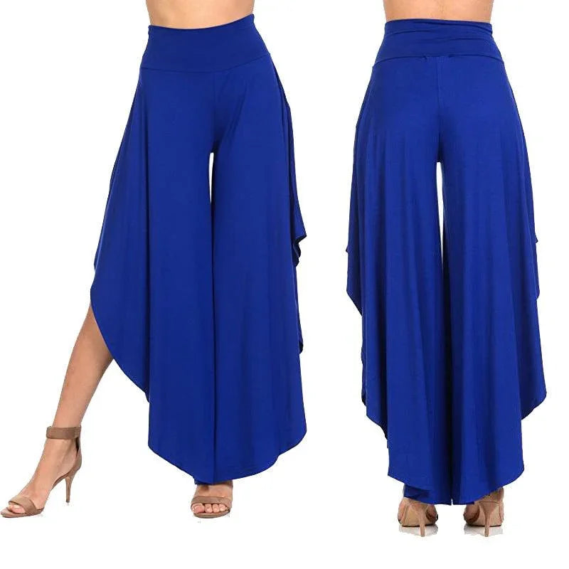 Margo Irregular Big Flared Big Swing Wide Leg Sexy Pants - Vestir en Moda