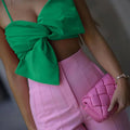 Maria Sexy Spaghetti Strap Backless Tube Top - Vestir en Moda