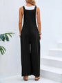 María Women Solid Color Casual Bib Trousers Jumpsuits - Vestir en Moda