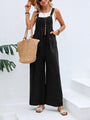 María Women Solid Color Casual Bib Trousers Jumpsuits - Vestir en Moda
