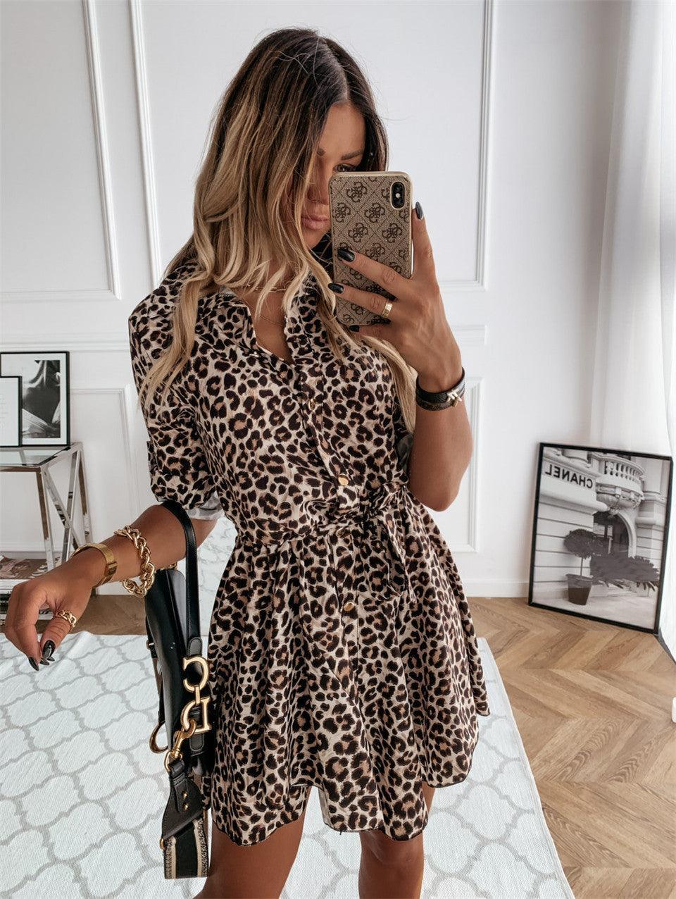 Mariam Women Fashion Ladies Casual Mini Dress - Vestir en Moda