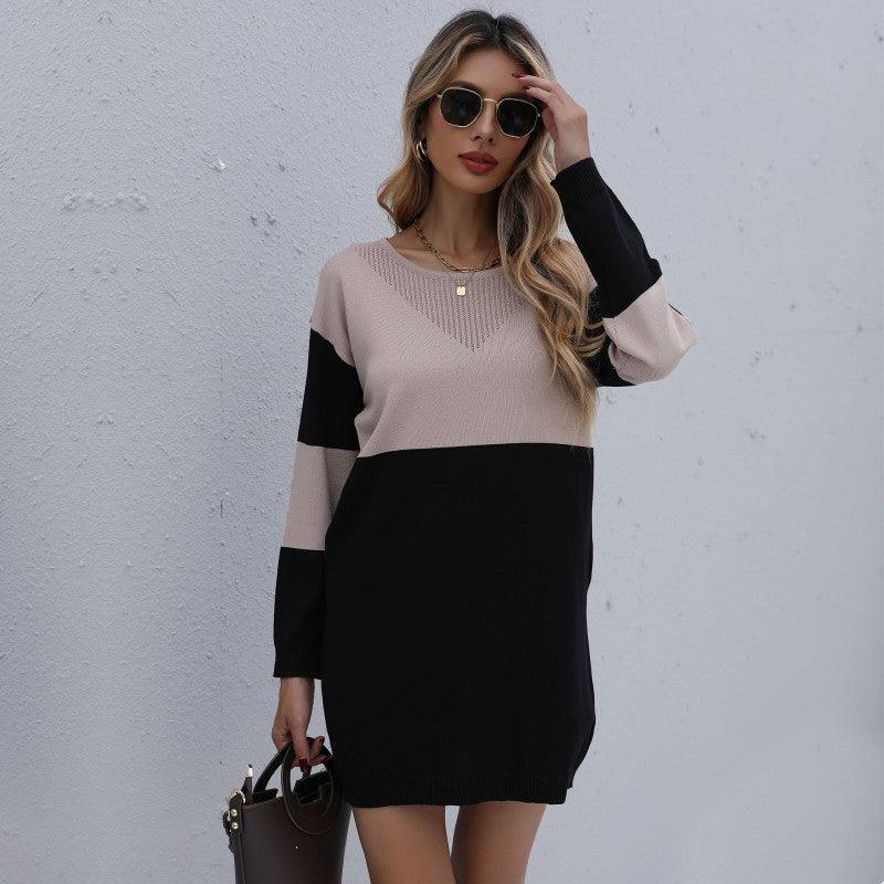 Mariana Middle East Women Autumn Pullover round Neck Dresses - Vestir en Moda