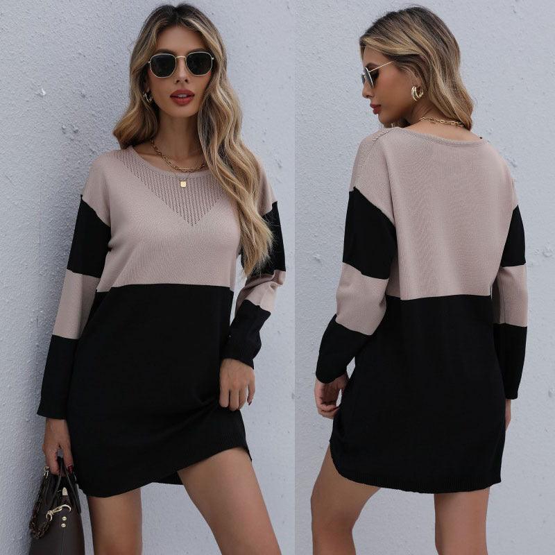 Mariana Middle East Women Autumn Pullover round Neck Dresses - Vestir en Moda