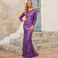 Marta Long Evening Long Sleeve Dresses - Vestir en Moda