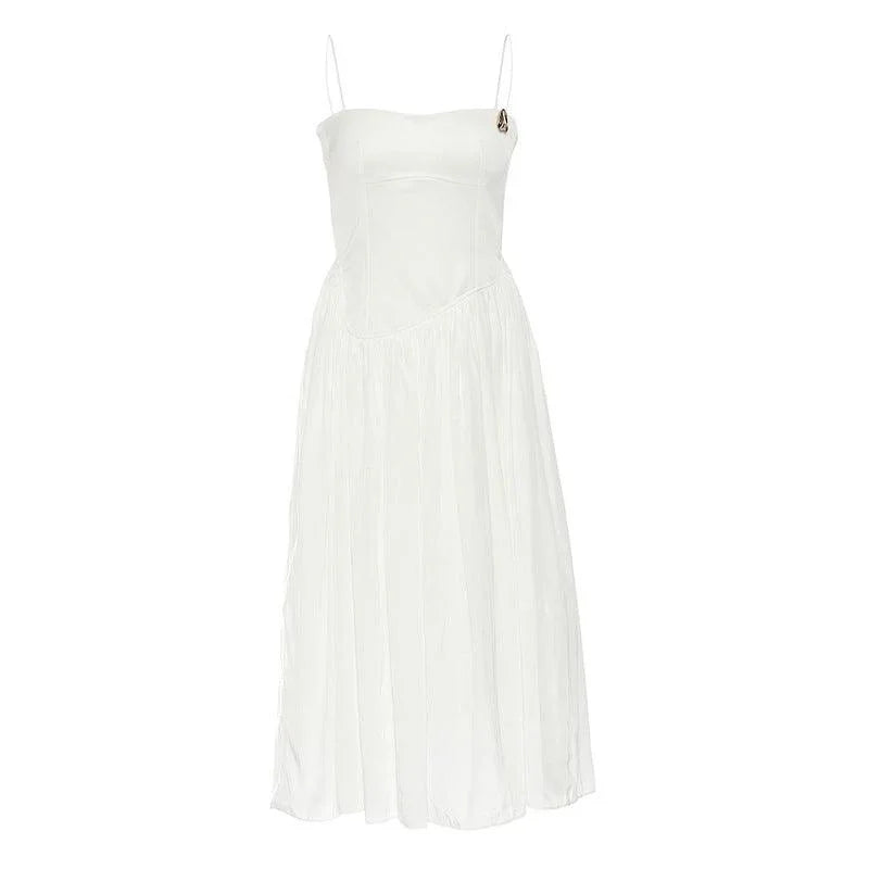 Melimen Spring Summer Shivering Sleeve Simple Puffy Dresses - Vestir en Moda