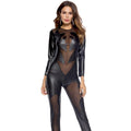 Melisa Women Skinny Lace Mesh Patchwork Sexy Jumpsuits - Vestir en Moda