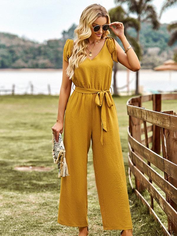 Mercedes Women Slimming Sleeveless Jumpsuits - Vestir en Moda