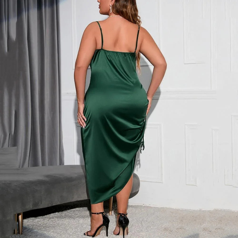 merlina Clothes Girls Sexy Satin Backless dresses - Vestir en Moda