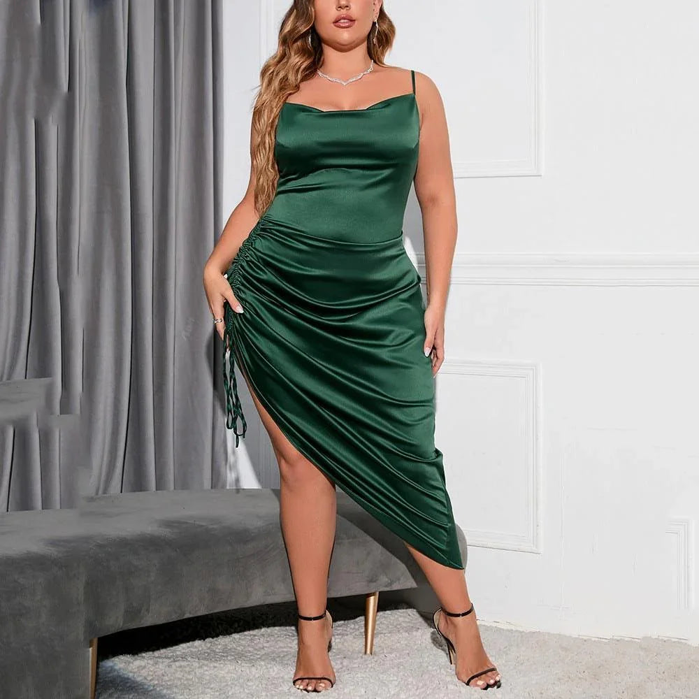 merlina Clothes Girls Sexy Satin Backless dresses - Vestir en Moda