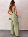 Micaela Latest Style V Neck Sleeveless Jumpsuits - Vestir en Moda