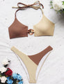 Miku Contrast Color Seductive Little Stretchable Bathing Suits - Vestir en Moda