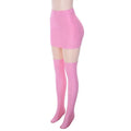 Myla Slim Low Rise Solid Color Tight Hip Skirt Half Socks Casual Set - Vestir en Moda
