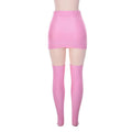 Myla Slim Low Rise Solid Color Tight Hip Skirt Half Socks Casual Set - Vestir en Moda