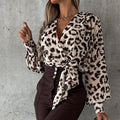 Nahomi Leopard Print Women Chic Blouses - Vestir en Moda