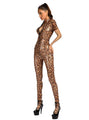 Nana Women Sexy Leopard Jumpsuits Long Sleeve - Vestir en Moda