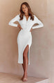 Naomi Slim Fit Slimming Sheath Midi Dresses - Vestir en Moda