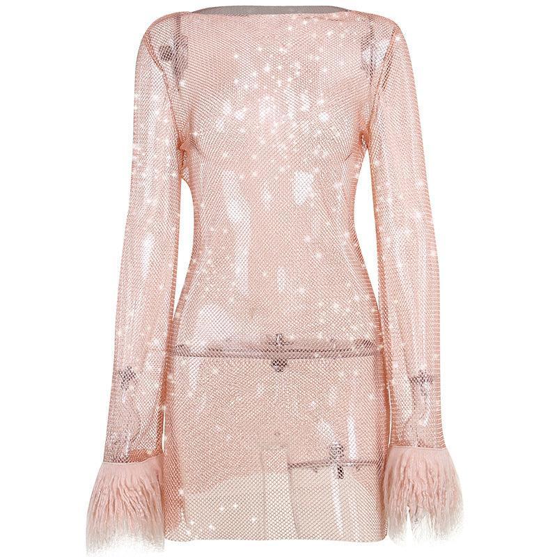 Natalie Thin Glittering Autumn Trendy Sexy Women Dresses - Vestir en Moda