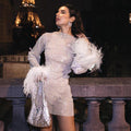 Natalie Thin Glittering Autumn Trendy Sexy Women Dresses - Vestir en Moda