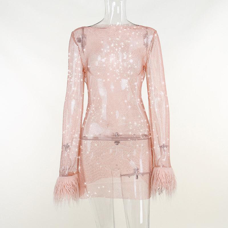 Natalie Thin Glittering Autumn Trendy Sexy Women Dresses - Vestir en Moda
