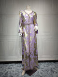 Nataly Autumn Muslim Bronzing Women Dresses - Vestir en Moda