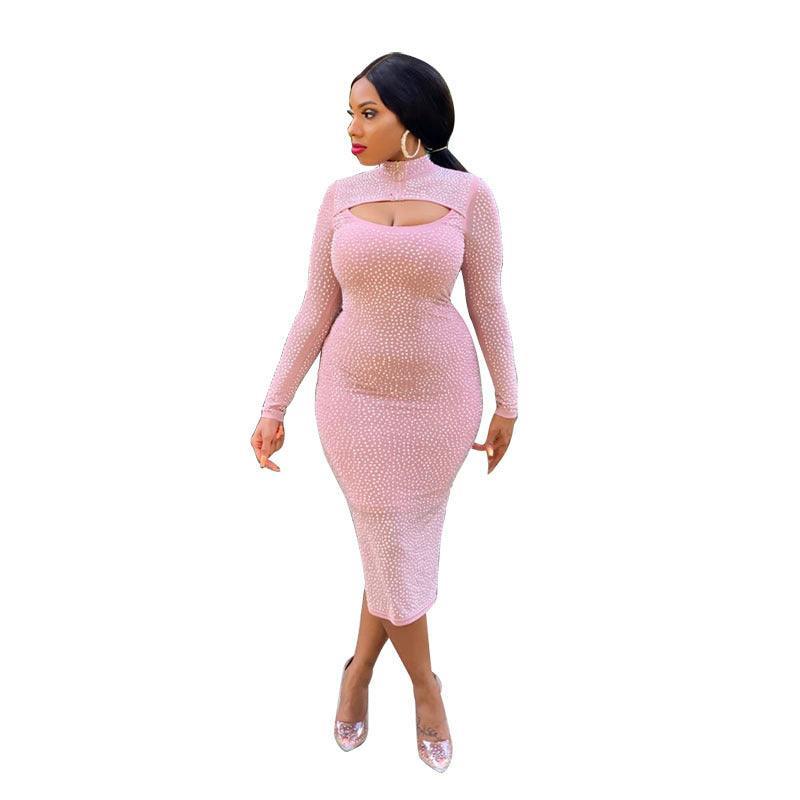 Nekane Rhinestone Dress Nightclub Dresses - Vestir en Moda
