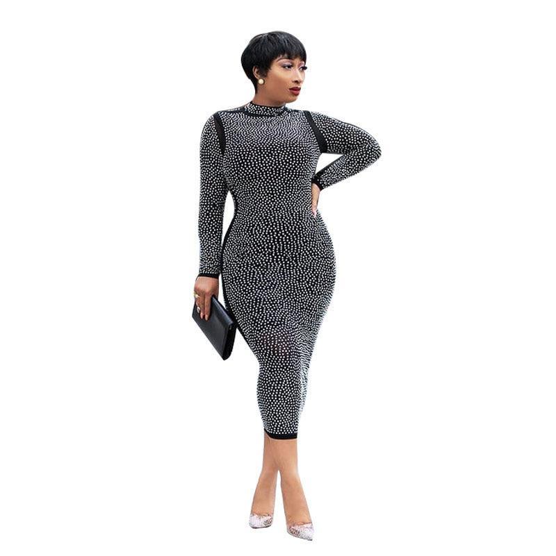 Nekane Rhinestone Dress Nightclub Dresses - Vestir en Moda
