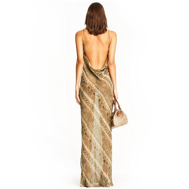 Nereida Women Sexy Sling Split Dresses - Vestir en Moda