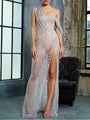 Nicky Sleeveless Slit Panel Pressing Dresses - Vestir en Moda