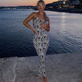 Noa V-Neck Zebra Print Jumpsuits - Vestir en Moda