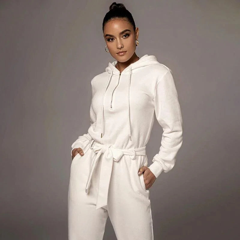 Nora Autumn Winter Slim Fit Long Sleeve Solid Women Jumpsuits - Vestir en Moda