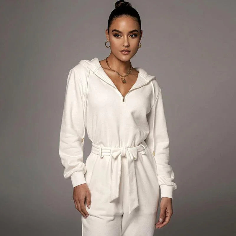 Nora Autumn Winter Slim Fit Long Sleeve Solid Women Jumpsuits - Vestir en Moda