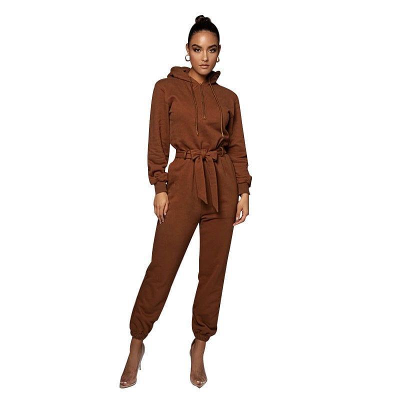 Nora Autumn Winter Slim Fit Long Sleeve Solid Women Jumpsuits - Vestir en Moda