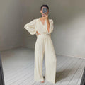 Nora Pleated Outdoor Matching Home Wear Two Piece Sets - Vestir en Moda