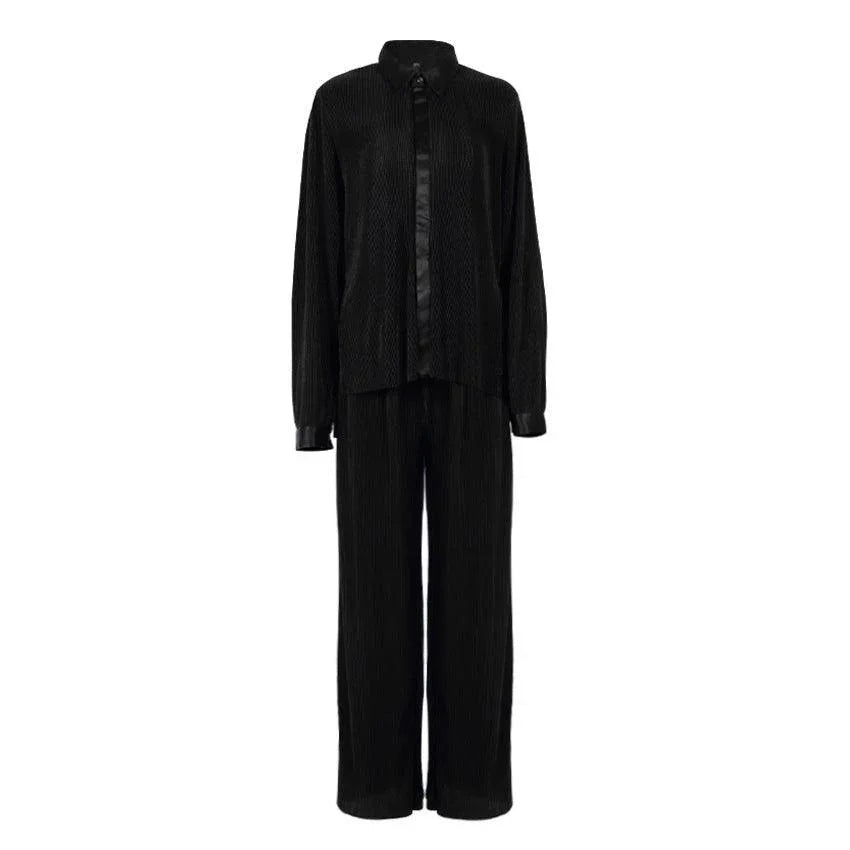 Nora Pleated Outdoor Matching Home Wear Two Piece Sets - Vestir en Moda