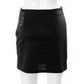 Norah Solid Color High Waist Zipper Irregular Asymmetric Chain Skirt - Vestir en Moda