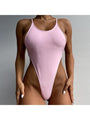 Nyla Adjusted Strap Sleeveless Pink Swimsuits - Vestir en Moda