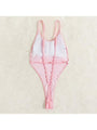 Nyla Adjusted Strap Sleeveless Pink Swimsuits - Vestir en Moda