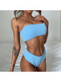 Oakley Strapless Solid Summer Bathing Bikini - Vestir en Moda