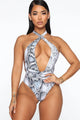 Oaklynn Plus Size Bikini Printed Sexy One-Piece Swimsuit - Vestir en Moda