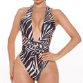 Oaklynn Plus Size Bikini Printed Sexy One-Piece Swimsuit - Vestir en Moda