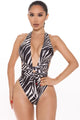 Oaklynn Plus Size Bikini Printed Sexy One-Piece Swimsuit - Vestir en Moda