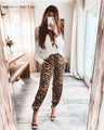 Oaklynn Trousers Fashion Leopard Print Forged Trousers Elastic Pants - Vestir en Moda