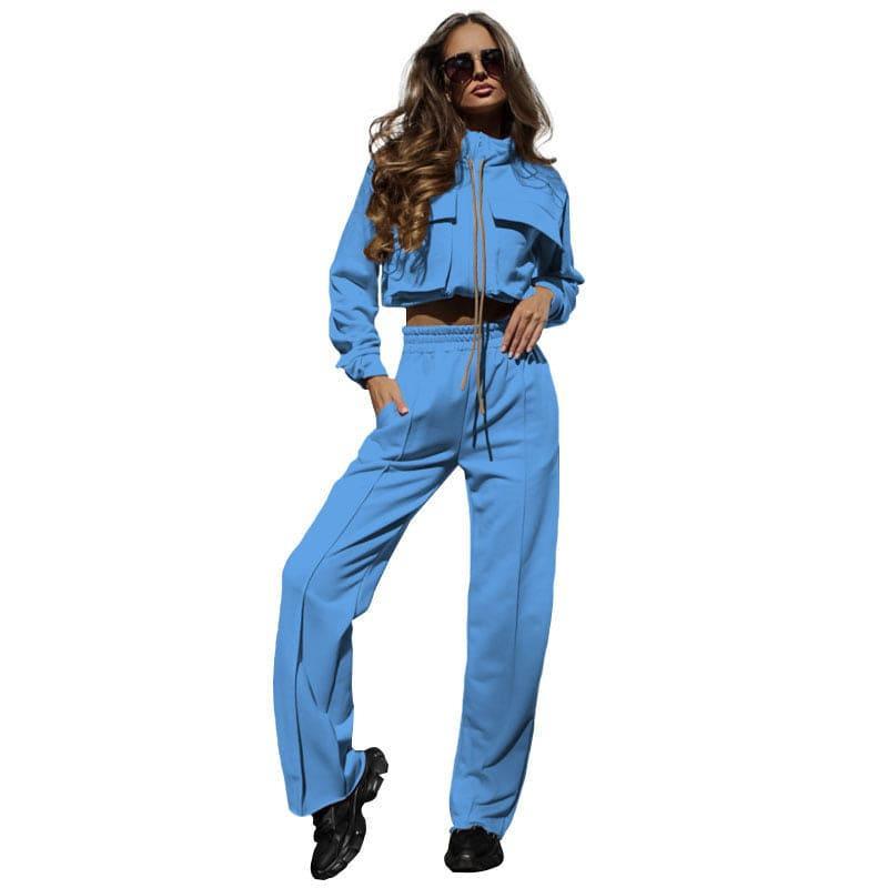 Olivia Color Double Bag Drawstring Casual Women Sets - Vestir en Moda
