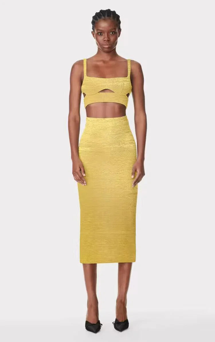 Olivia Sexy Hollow Out Sling two pieces sets - Vestir en Moda