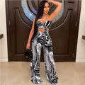 Olivia Sexy Women Scarf Belt Printing Shopping Casual Two pieces Set - Vestir en Moda