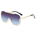 Oversized Metal Shades Eyewear Oculos Square Polyurethane Sunglasses - Vestir en Moda