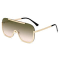 Oversized Metal Shades Eyewear Oculos Square Polyurethane Sunglasses - Vestir en Moda
