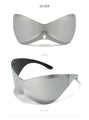 Oversized One Piece Big Frame Goggle Outdoor Mirror Shades Sunglasses - Vestir en Moda